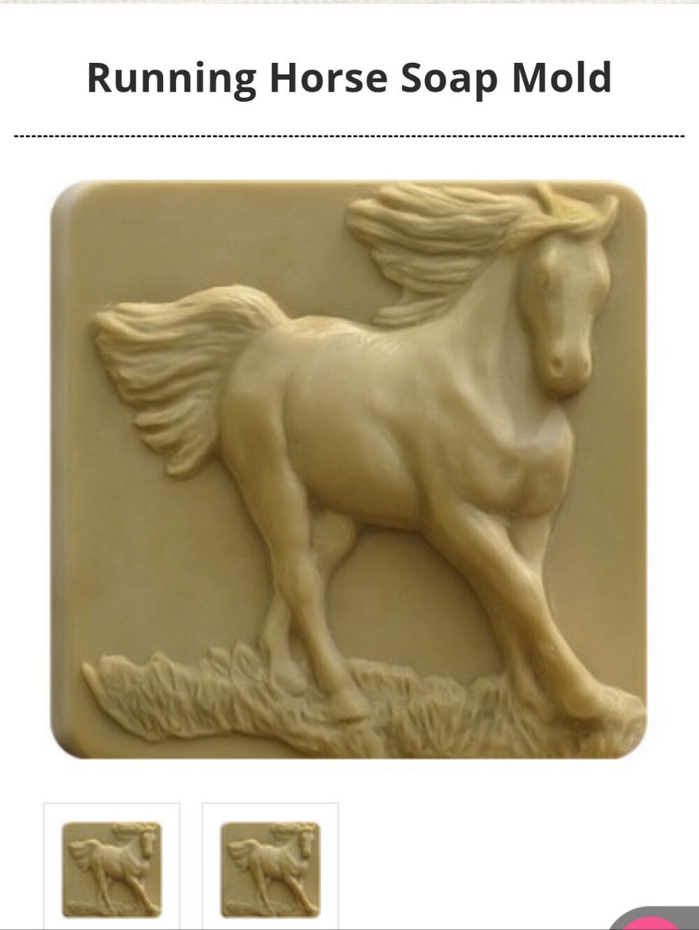Milky Way Portland soap molds Horses Stallions